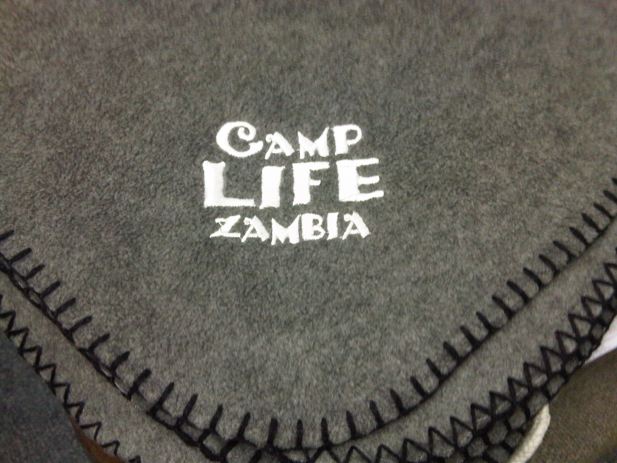 camp life fleece blanket