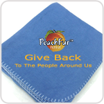 PeachFur Fleece charity fleece blanket