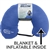 Travel billow neck pillow and blanket