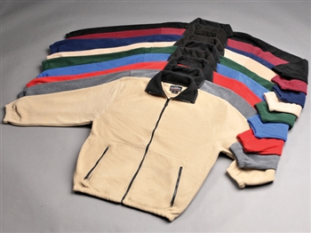 wholesale full zip fleece jackets