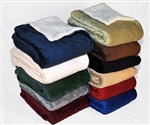 wholesale sherpa mink fleece blankets